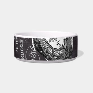 Chalkboard Alice in Wonderland tea party teacup Bowl