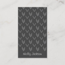 Chalkboard Arrows Business Card