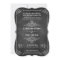 Chalkboard Art Deco Wedding Invitations