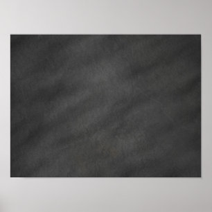 Chalkboard Background Gray Black Chalk Board Blank Poster