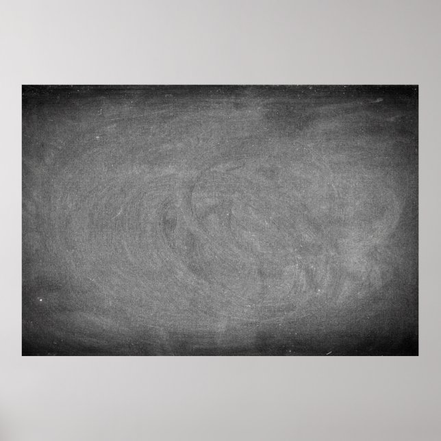 Chalkboard background texture poster (Front)