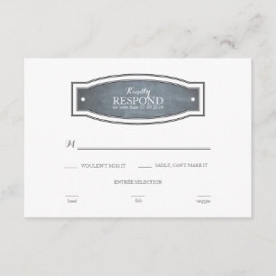 Chalkboard Badge Response Card