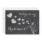 Chalkboard Beaded Floral Will You Be My Bridesmaid