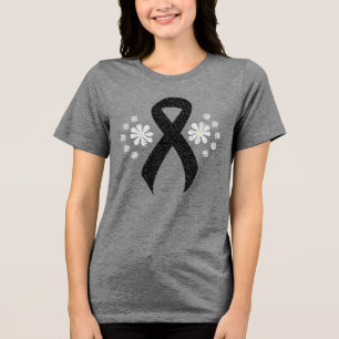 Chalkboard Black Ribbon Tri-Blend Shirt