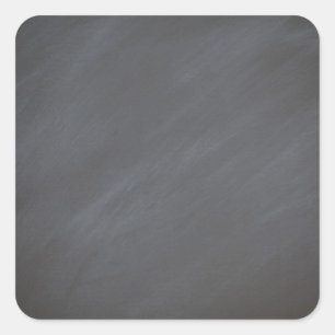 Chalkboard Blackboard Background Grey Retro Style Square Sticker