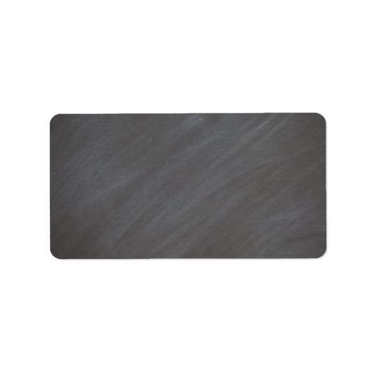 Chalkboard Blackboard Background Retro Style Black Address Label