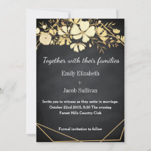 Chalkboard Blackboard Inspired Wedding Save The Da Date