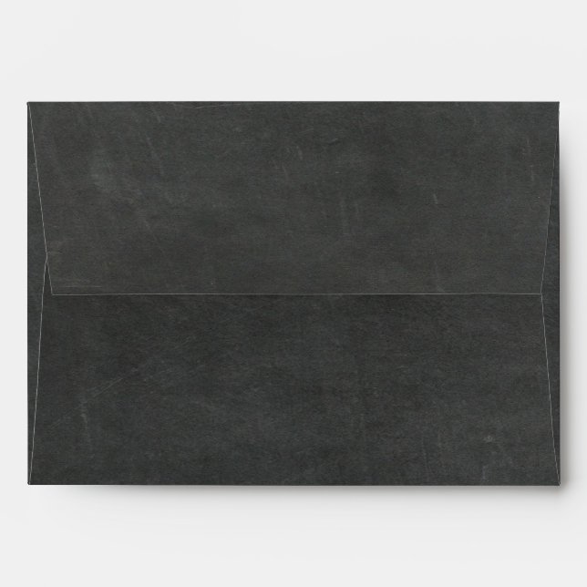 Chalkboard Blank Envelope (Back (Top Flap))