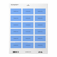 Chalkboard Blue Coordinating Address Labels
