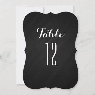 Chalkboard Bracket Table Numbers