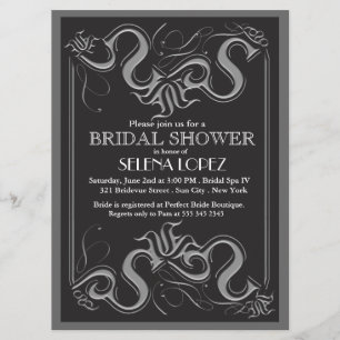 Chalkboard Bridal Shower invitations