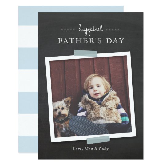 Chalkboard Cheer Father's Day Card