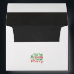 Chalkboard Christmas Envelope<br><div class="desc">Chalkboard Christmas Envelope tis the Season to be Jolly</div>