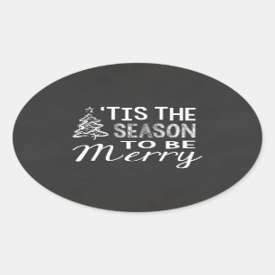 Chalkboard Christmas Sticker