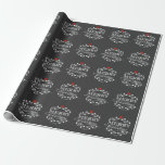 Chalkboard Christmas Vintage Holly Wrapping Paper<br><div class="desc">Elegant vintage chalkboard style Merry Christmas holiday gift wrap paper for a personalised touch on all the presents under your tree. Fancy holly wreath design on slate chalk board background with decorative retro letterpress style typography. Add the year (optional) or your family name, monogram initials, personalised message text. Contemporary, classic,...</div>