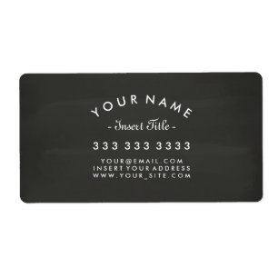 Chalkboard Curved Text Professional Business