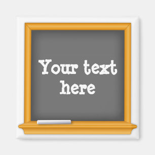 Chalkboard, Customise your text Magnet
