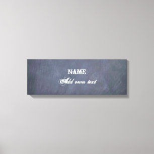 Chalkboard Customised Canvas Print