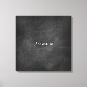 Chalkboard Customised Canvas Print