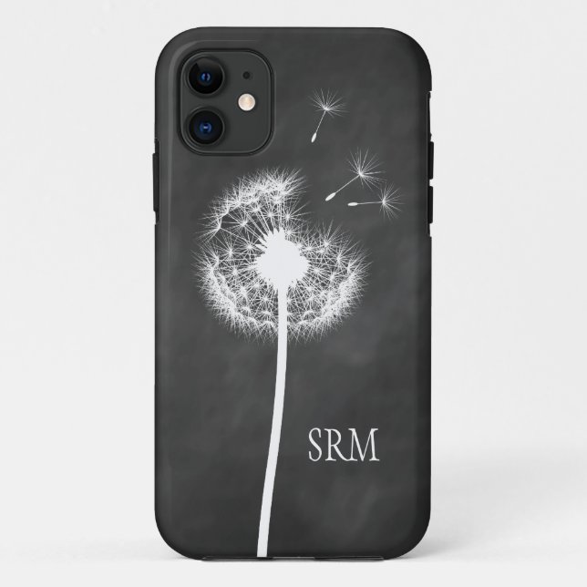 Chalkboard Dandelion iPhone 5 Case (Back)