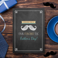 Chalkboard (Fan-Tache-Tic) Moustache Father's Day