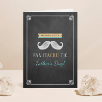 Chalkboard (Fan-Tache-Tic) Moustache Father's Day