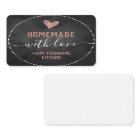 Chalkboard Fancy Script Homemade Food Items