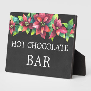 Chalkboard (faux)  Hot Chocolate sign Tabletop  Plaque