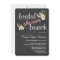 Chalkboard Floral Bridal Shower Brunch Invites