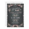 Chalkboard Floral Vintage Bold Wedding