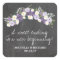 Chalkboard Floral Wreath Wedding