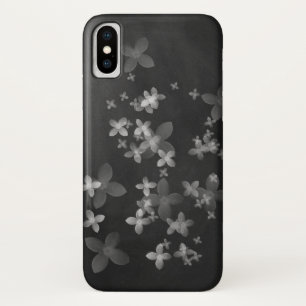 chalkboard flowers iPhone x case