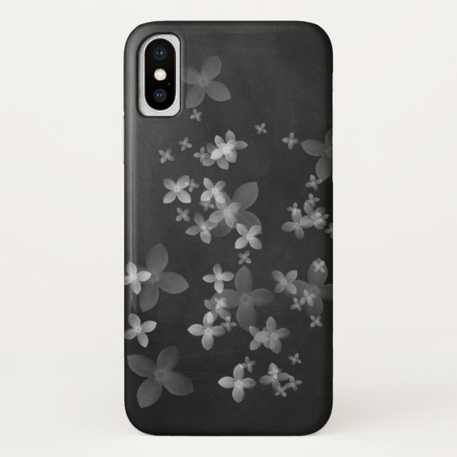 chalkboard flowers Case-Mate iPhone case (Back)