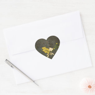 Chalkboard Gold Silver Stars Constellation Sky Heart Sticker