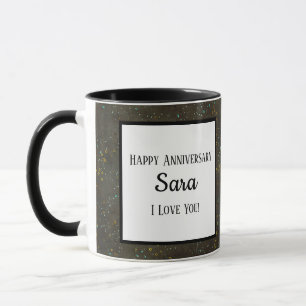 Chalkboard Gold Silver Stars Constellation Sky Mug