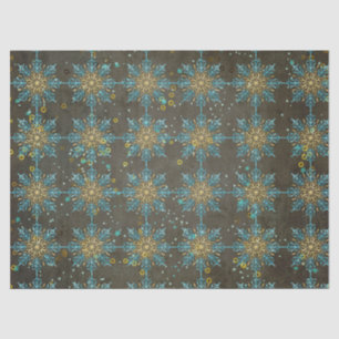 Chalkboard Gold Silver Stars Constellation Sky Tissue Paper