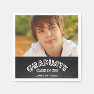 CHALKBOARD GRAD | GRADUATION PARTY PAPER NAPKINS