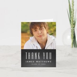CHALKBOARD GRAD | GRADUATION THANK YOU CARD