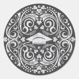 Chalkboard Graduation Sticker