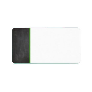Chalkboard Green Wedding Mailing Label