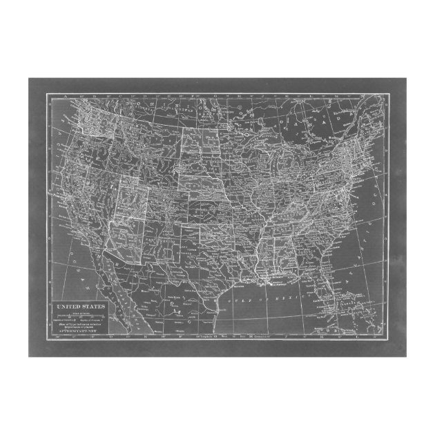 Chalkboard Grey and White United - Chalkboard Grey And White United States Map Fabric R26d20eedc9a242bf8dc1f4f3209fcff1 Z1915 630 