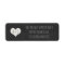 Chalkboard Heart Wedding Labels