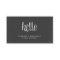Chalkboard Hello Business Cards / Mint