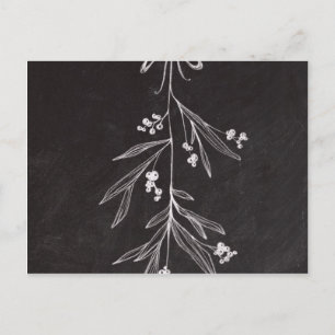 Chalkboard Holiday Mistletoe - Christmas
