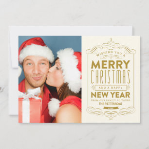 CHALKBOARD HOLIDAYS HOLIDAY PHOTO CARD
