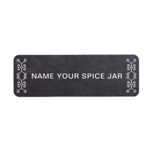 Chalkboard Kitchen Spice Jar