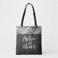 Chalkboard Lace matron of honour