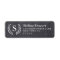 Chalkboard Laurel Wreath Monogram Return Address