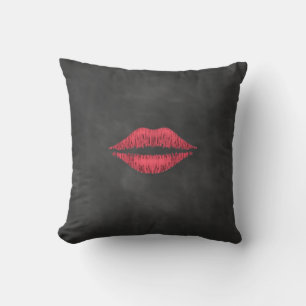 Chalkboard Lips Pillow