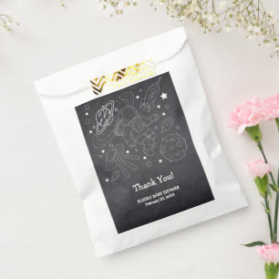 Chalkboard Little Space Explorer Baby Shower  Favour Bags